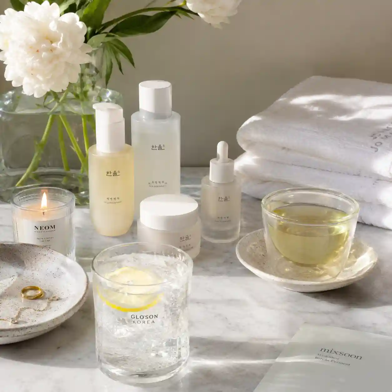Korean glow water recipe made with natural ingredients for hydration and radiant skin