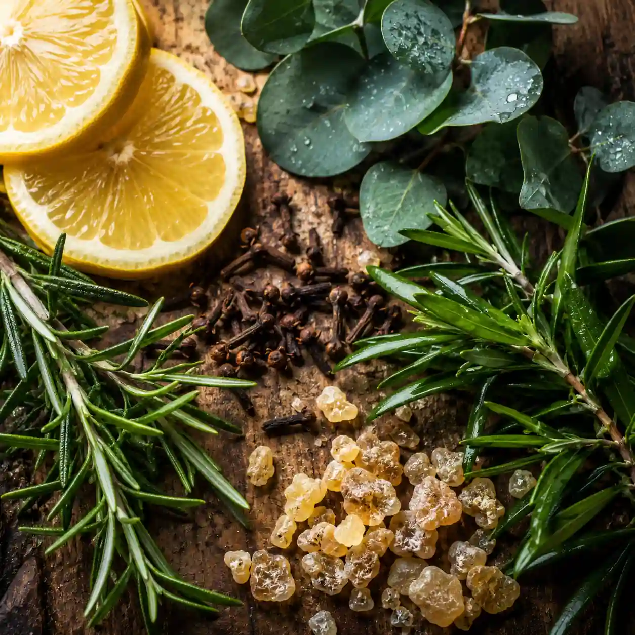 Hands mixing a DIY immunity essential oil blend recipe using natural ingredients and essential oils.
